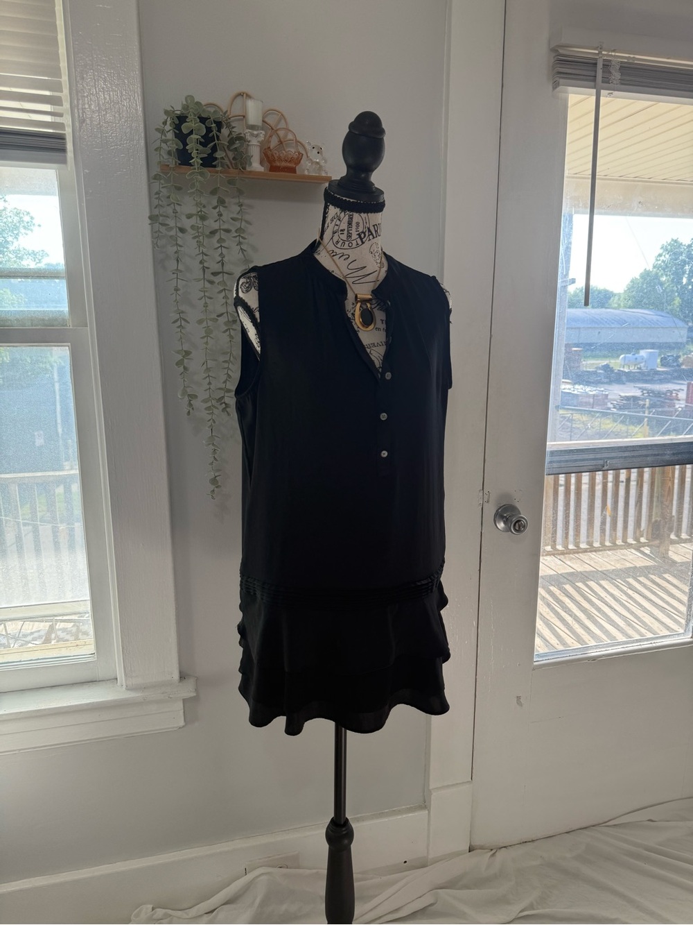 Banana Republic ruffle mini dress made in Vietnam